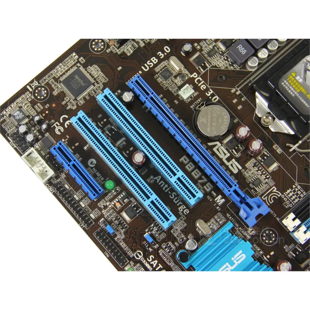 Для Intel B75 оригинальная материнская плата ASUS Socket LGA 1155 Micro ATX SATA III 4 x DDR3 32 Гб P8B75M/CSM