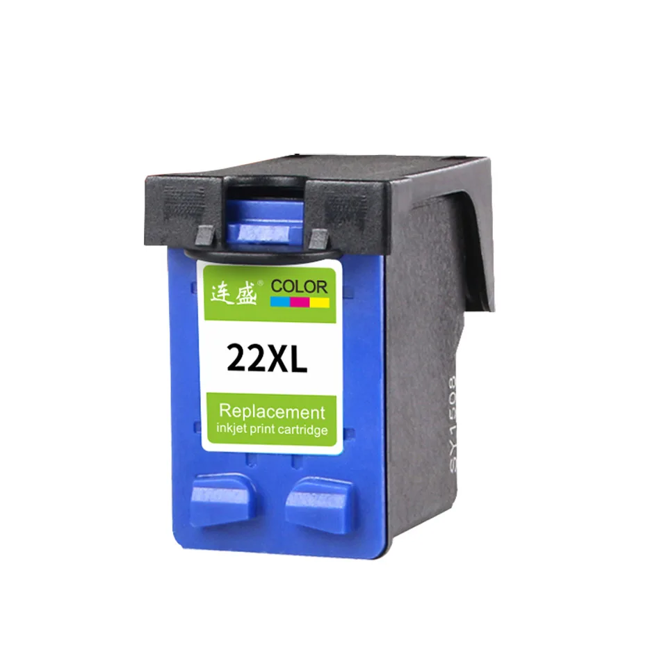 1 шт. 22XL трехцветный заправленный картридж Замена для HP 22 XL hp F300 3915 3920 D1500 D1320 F2100 F2280
