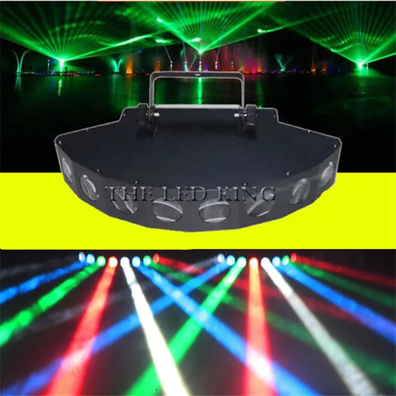 Светодиодный сценический светильник 8X12W RGBW DMX Pinspot точесветильник 12 каналов для