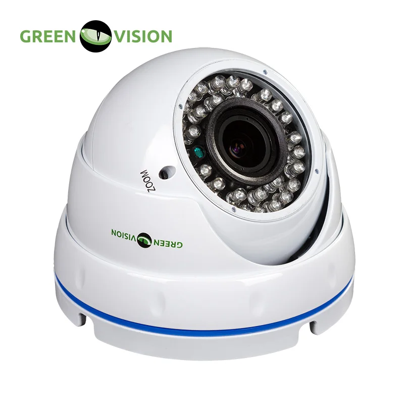 GREEN VISION GV 052 GHD G DOA20 30 1080p Гибридная камера (AHD/CVI/TVI/CVBS) в купольном корпусе.Объектив