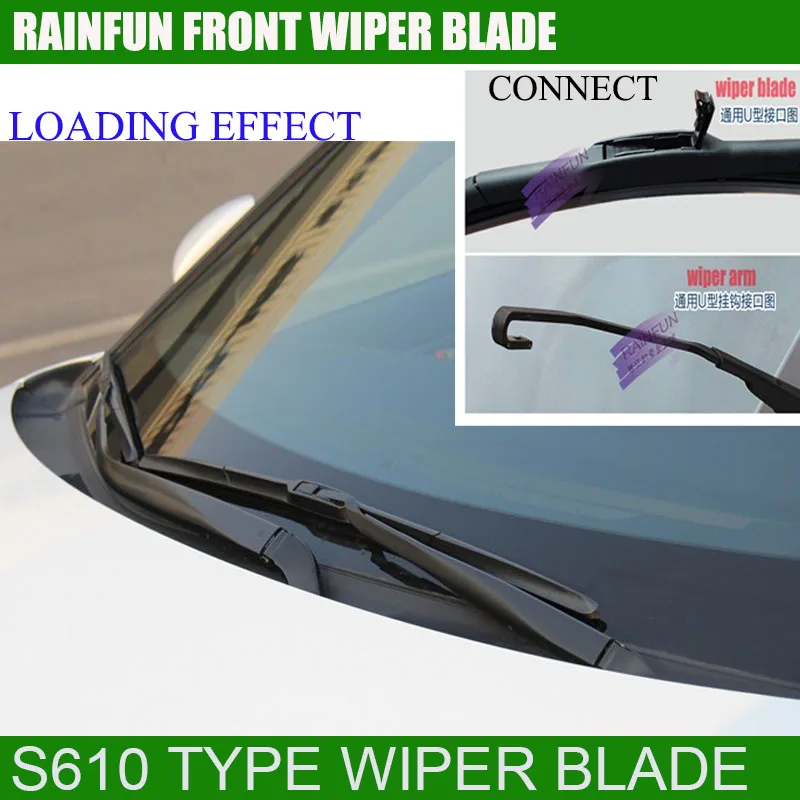Щетка стеклоочистителя RAINFUN S610 для TOYOTA MATRIX(09-13) комплект из 2 предметов 26 дюймов + 17