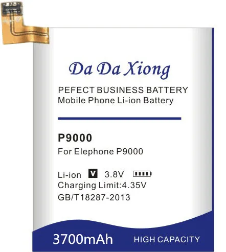 Da Xiong 3700 мАч Elephone P9000 батарея для Elephone P9000 батарея Elephone P9000 Lite