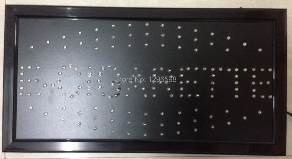 2017 Прямая поставка Пользовательские Графика полууличный вариант мигающий 10X19