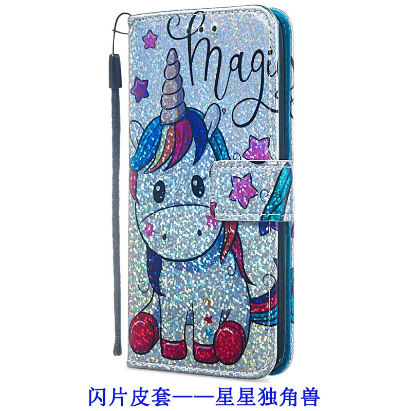 NO.6 Для samsung Galaxy Wide3 J7 уточнить блестящий кожаный чехол J7 Star V Симпатичные откидная крышка шириной 3 SM-J737V SM-J737VPP бампер случаях - Цвет: NO.6