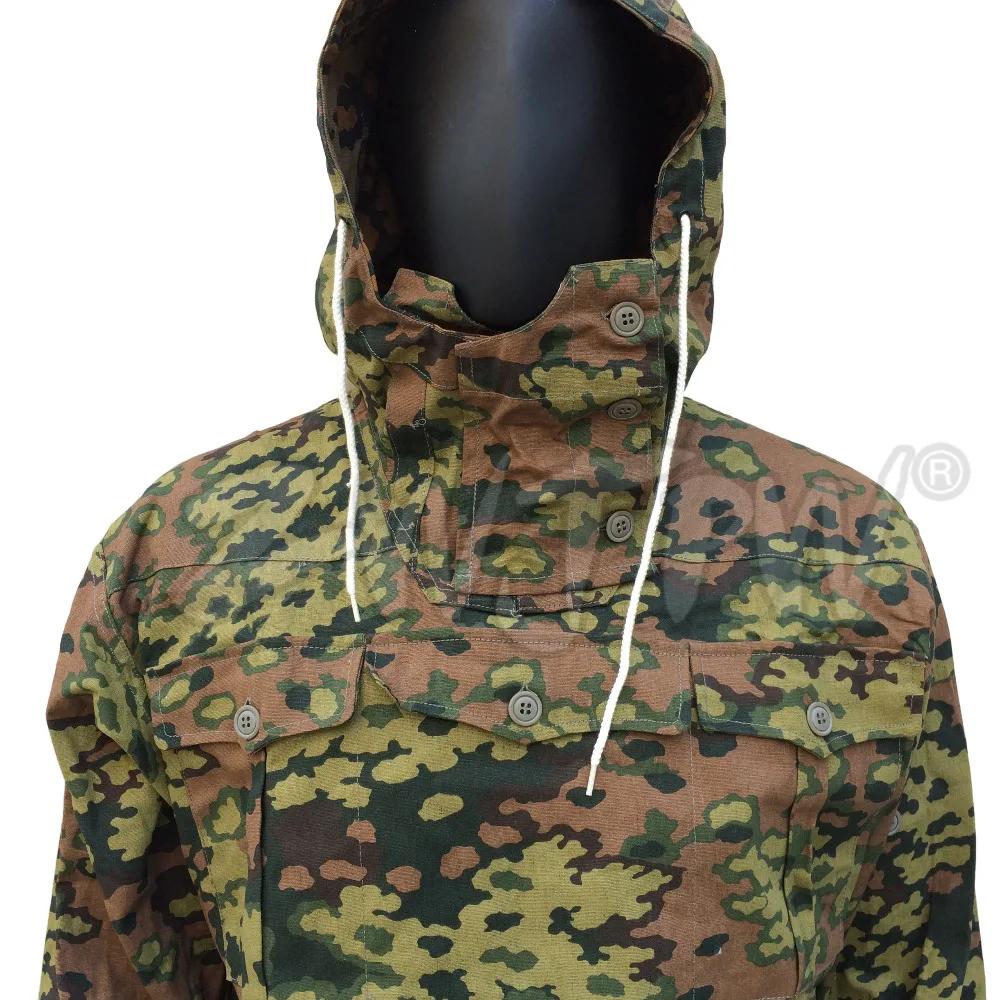 Двусторонняя лыжная куртка для второй мировой войны WW2 в армейском стиле с