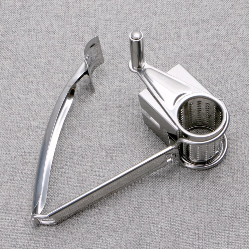 Классический вращающийся сырный терка из нержавеющей стали Fondue шоколадная