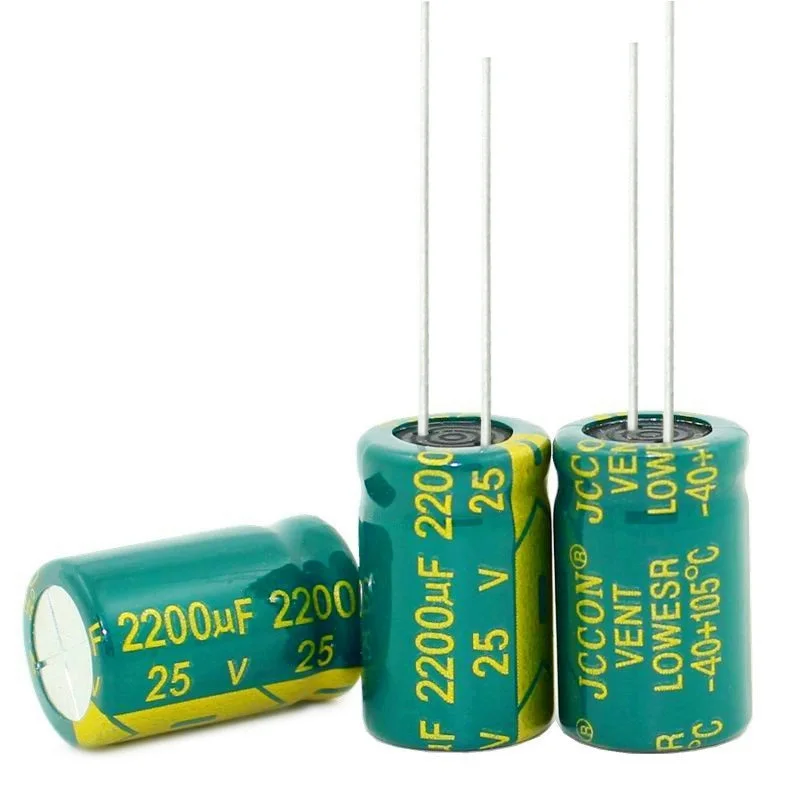 25V 2200UF 2200UF 25V  High frequency low resistance   Electrolytic Capacitors Size:10*20 10*25 best quality