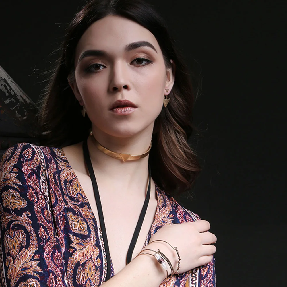 Liuyuwei 3 шт./компл. Boho винтажный Железный проволочный браслет для женщин ручная