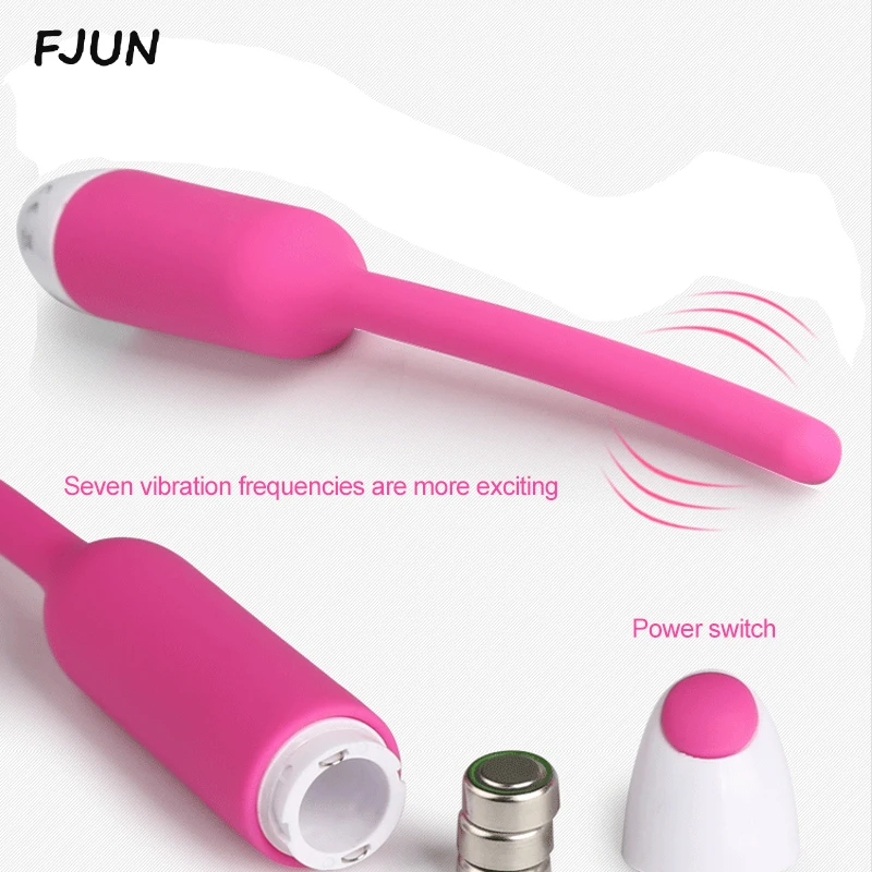Новая силиконовая Вибрация уретральный прыжок яйцо расширитель Sextoy мужской