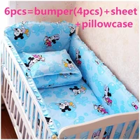 promotion 67pcs cartoon bedding set cotton juego de cama crib bedding package baby crib bedding bumper1206012070cm