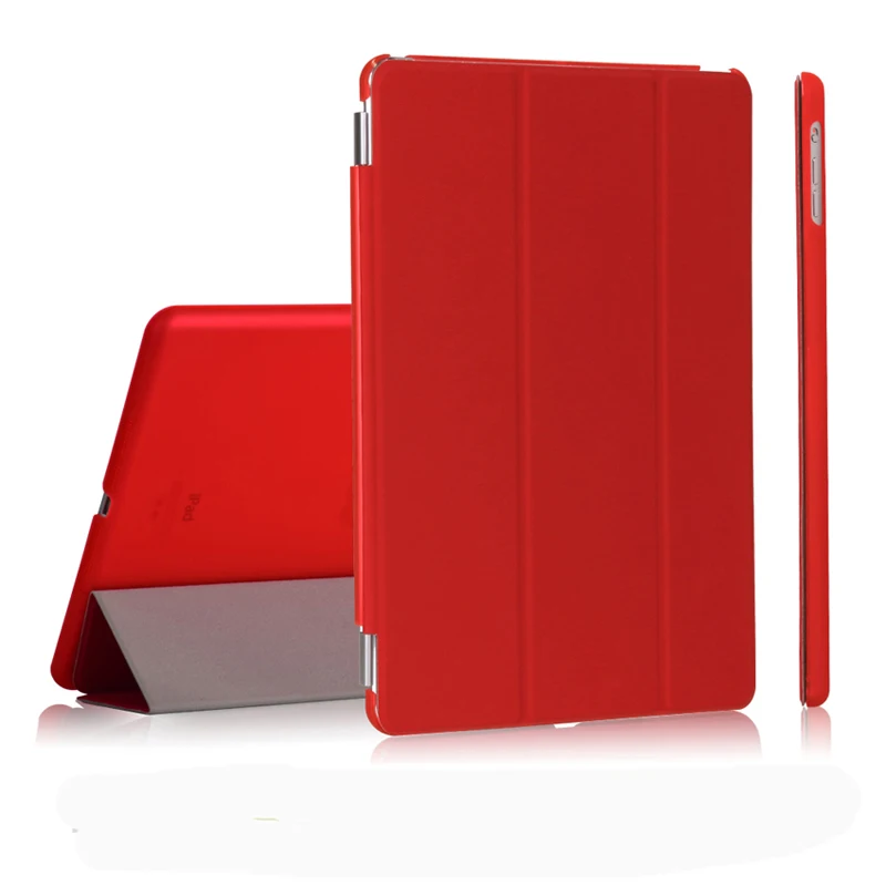 Dividi для нового iPad 9.7 a1822 a1823 Смарт чехол из искусственной кожи+ Ultra Slim Light Вес ПК Назад обложка Авто Wake/Sleep