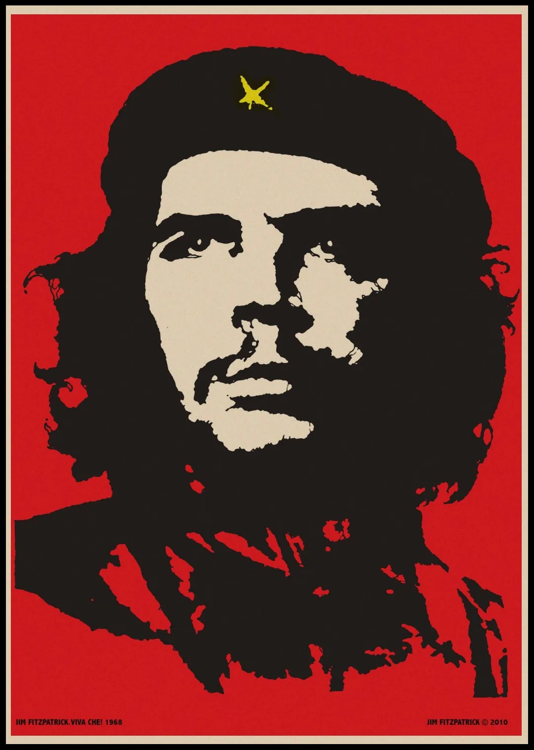 Плакаты Che Guevara в стиле ретро настенный постер из крафт бумаги большая комната