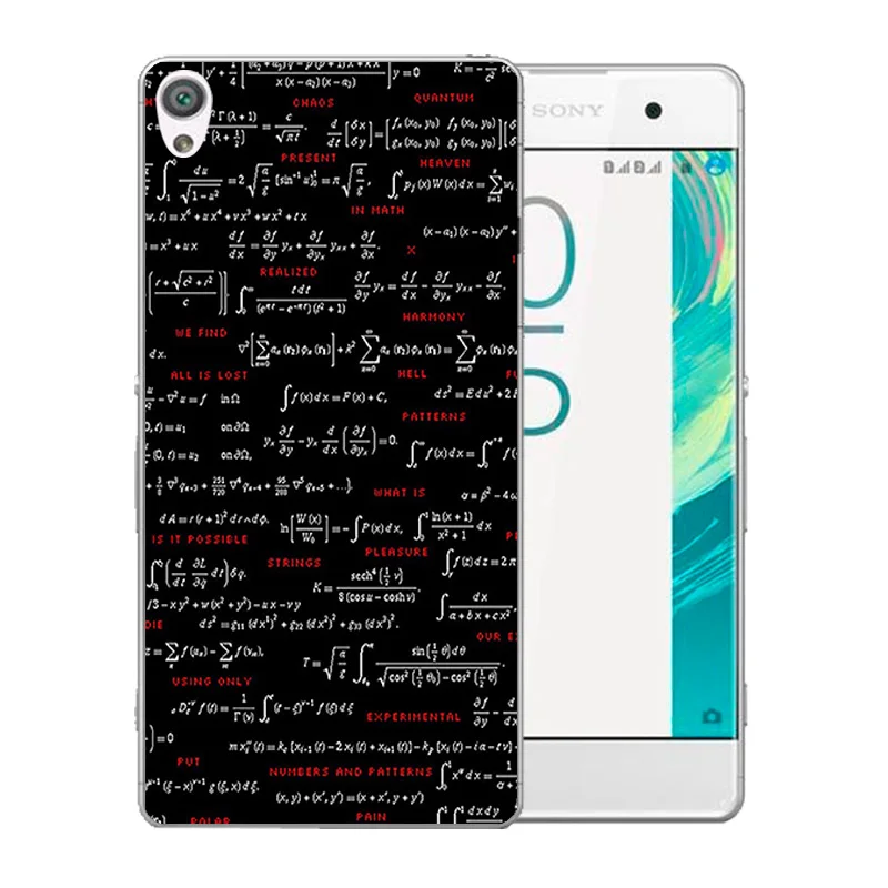 Мягкий силиконовый 5 0 дюйма для Sony Xperia XA F3111 чехол телефона с красочным рисунком