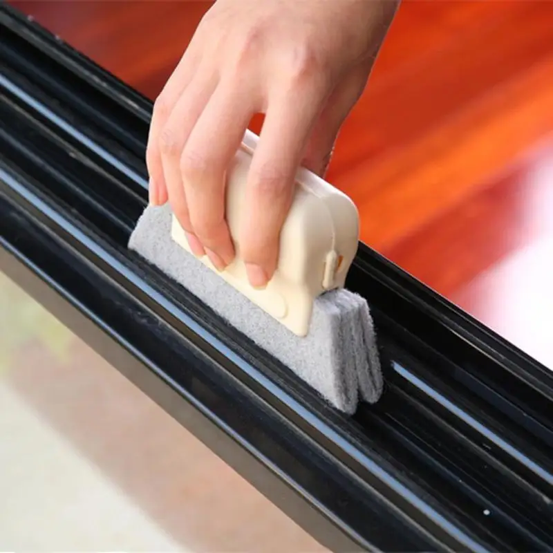 Губка для очистки раковины оконная щетка паз кухонная чаша Чистящие Щетки