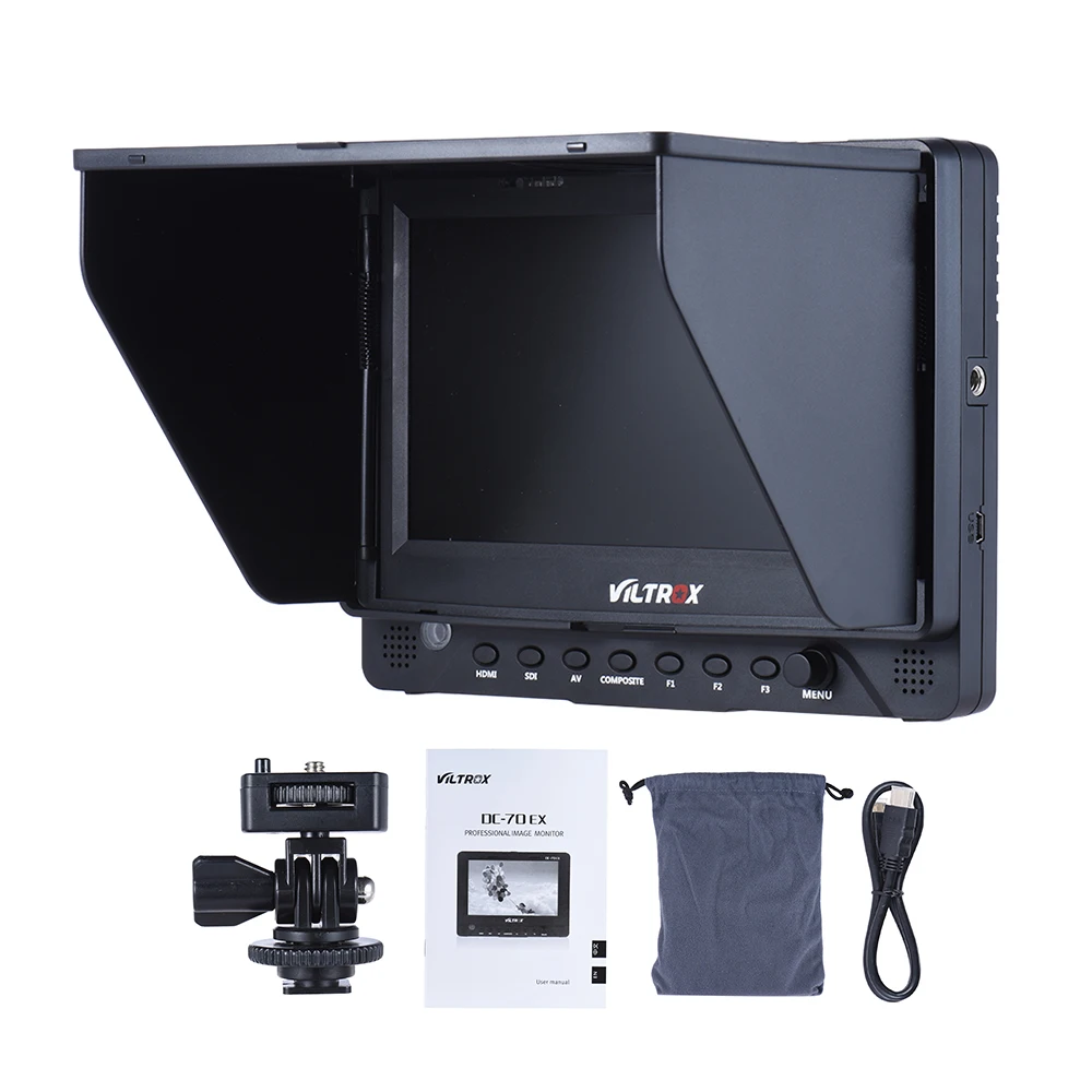 Viltrox DC-70EX 4K 7 дюймов HD клип на камеру видео ЖК-монитор для мультимедиа для Canon Nikon sony Pentax Olympus DSLR камера s