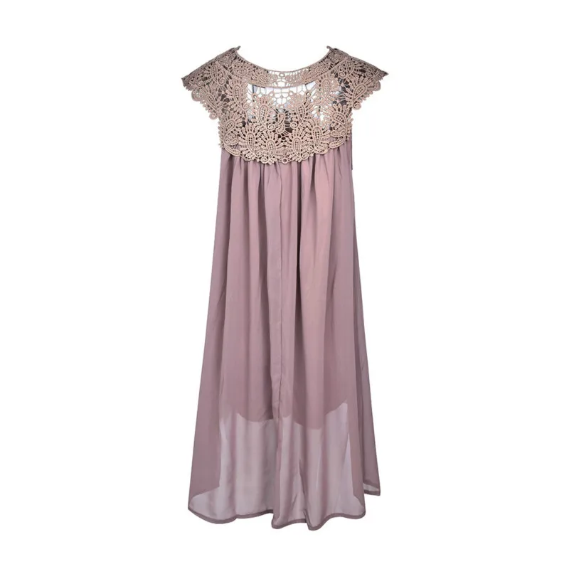 2019 сексуальное шифоновое женское платье летнее повседневное без рукавов