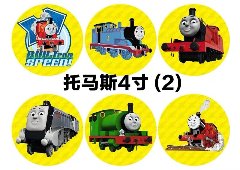 thomas 4 inch cake Съедобный мультфильм риса вафельный бумажный Топпер на торт украшение легко использовать для 4-10 дюймов торт, печатная рисовая бумага только, 1 лист - Цвет: thomas 4 inch cake