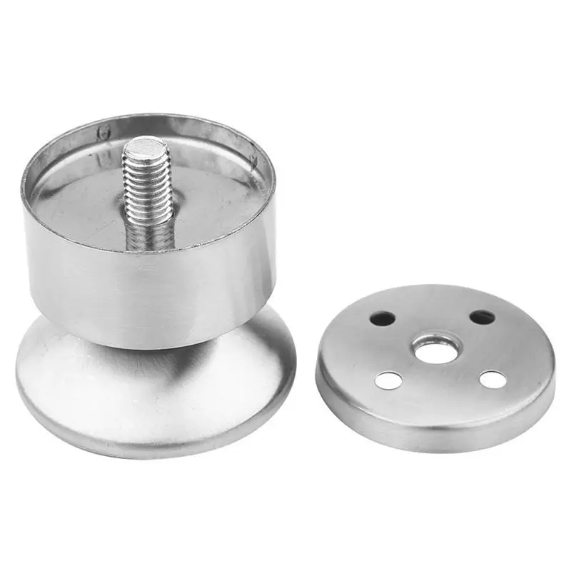 4 Высота регулируемая нержавеющая сталь серебряная мебель стол кровать диван