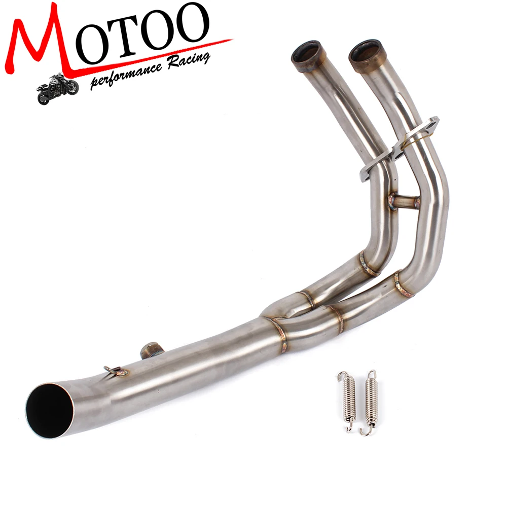 

Motorcycle Stainless Steel full system middle pipe link pipe exhaust For Kawasaki ER-6N ER-6F ER6F ER6N Ninja 650R 2012-2016