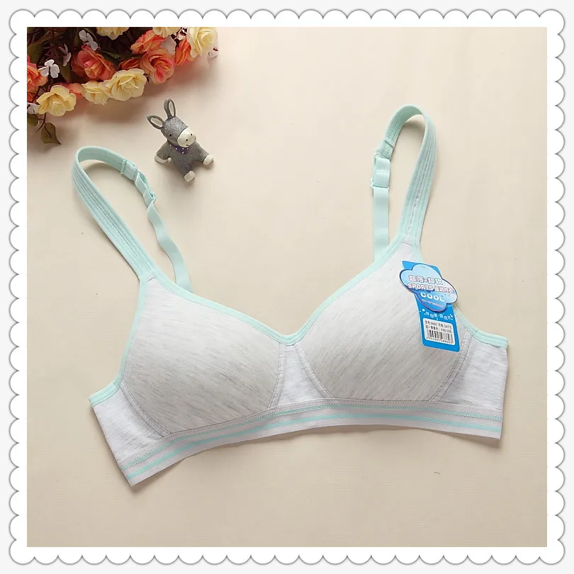 Тренировочный бюстгальтер для девочек подростков нижнее белье спортивный майка