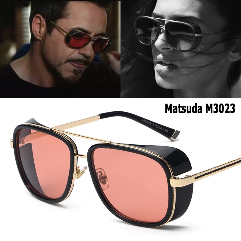 

JackJad 2018 Fashion IRON MAN 3 Matsuda RAY TONY SteamPunk Style Sunglasses Men Women Vintage Classic Sun Glasses Oculos De Sol