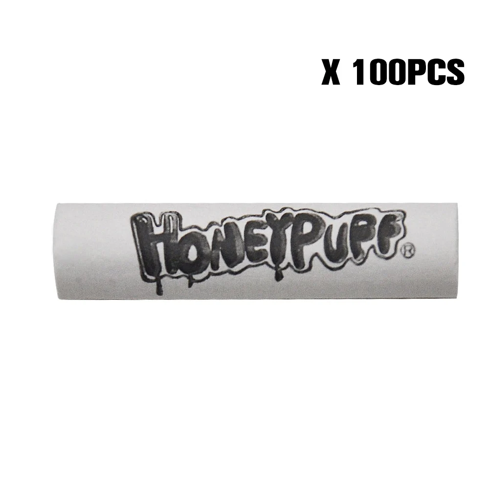 100pcs HONEYPUFF Премиум 7 мм Активный угольный фильтр для труб костюм для металлической курительной трубы или натурального дерева дымовые аксессуары для трубок - Цвет: 100pcs