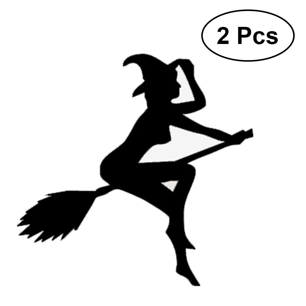 2 шт модные сексуальные ведьмы на палочке автомобиля наклейки Авто Грузовик окно