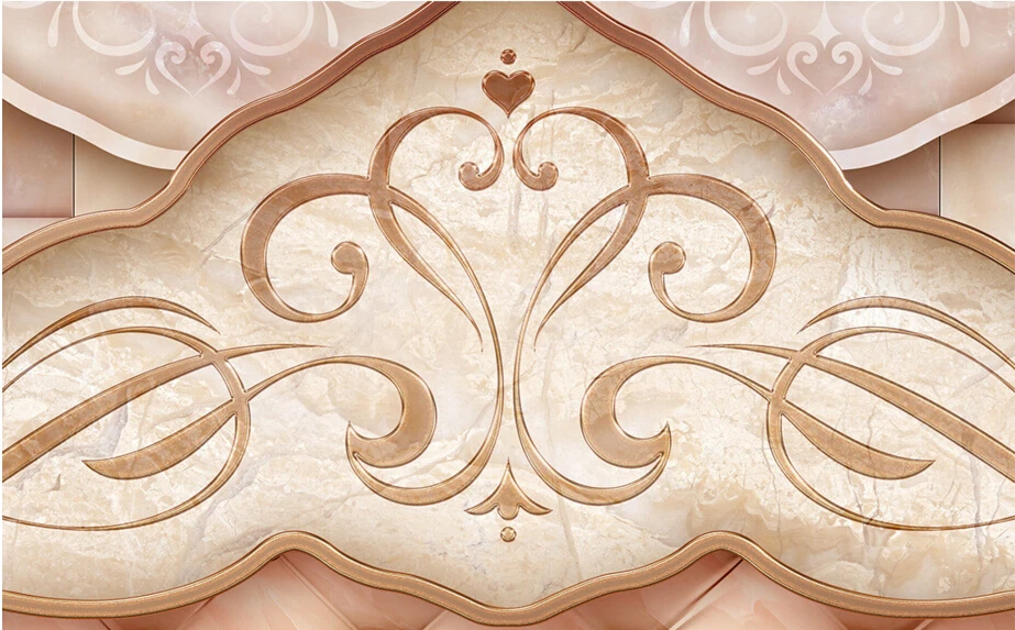 3d обои на заказ художественный Рисунок плитки винтажная Настенная роспись в