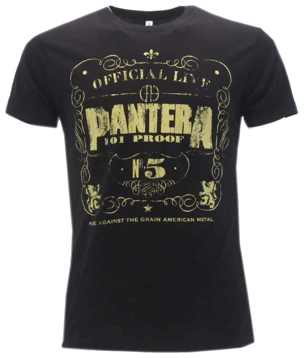 Футболка из тяжелого металла Pantera 2019 модная футболка 100% хлопка топы оптовая