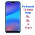 Защитное стекло для huawei y5 2018 honor 6a 6x 6c pro, закаленное стекло для защиты экрана на a6 c6 x6 6 a c x 6cpro y5 2018, пленка