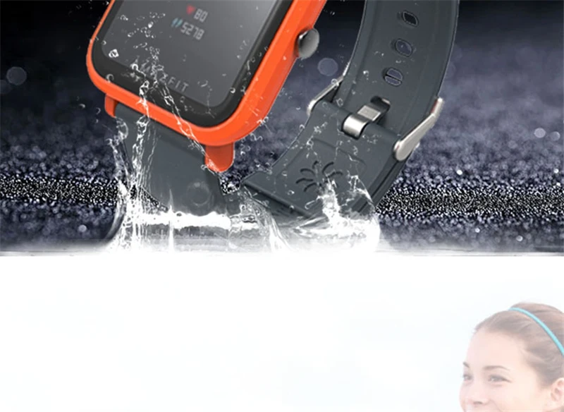 20 мм ремешок для Amazfit Bip/Lite Молодежная версия Smartwatch Замена для мужчин t силиконовый ремешок для мужчин женщин черный синий зеленый белый красный розовый