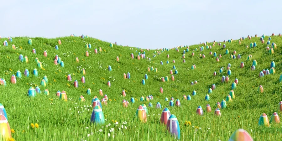 Laeacco Easter Wood Eggs Grassland Cartoon Rocket Wedding Child Custom Photo Studio Photography Backgrounds Backdrops Kids Baby |
