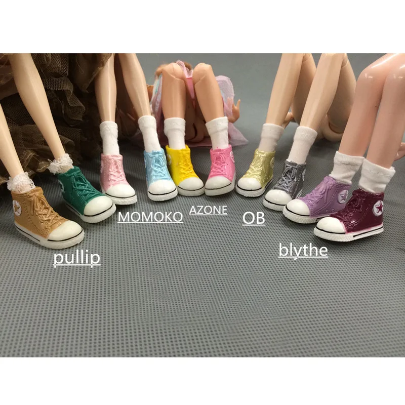 10 пара/лот 1/6 модная спортивная обувь для кукол Blyth Pullip аксессуары Azone|shoes for blythe|shoes