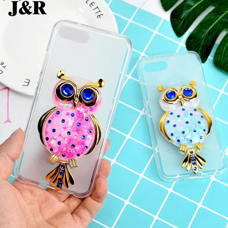 3D Единорог зыбучие пески жидкость Мягкий силиконовый чехол для iPhone 4 4S 5 5S SE 6 S плюс