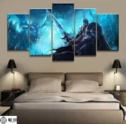 5 шт. видеоигра WOW Warcraft DOTA 2 картина плакат декоративная роспись искусство Декор стен комнаты Холст Картина оптом