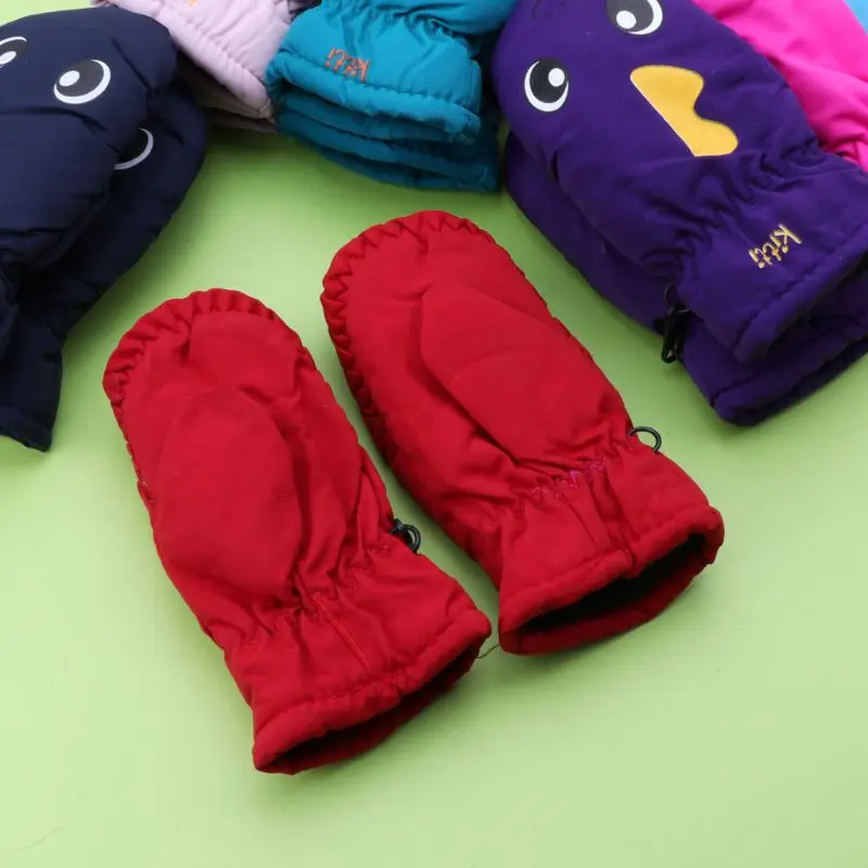 2-5years Good Quality Baby Mitten For Winter Kids Boys Girls Outdoor Warm Gloves Waterproof Windproof