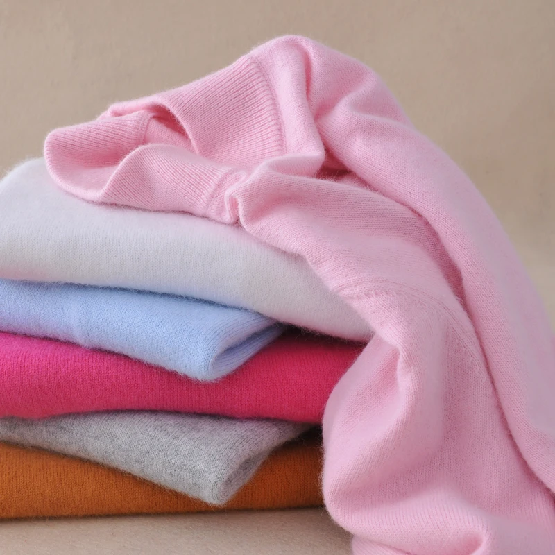 Uwback 2018 New Brand Sweater Women Wool Plus Size Pink Slim Basic Pullovers Femme 2XL Cashmere Knitted TB1159 | Женская одежда