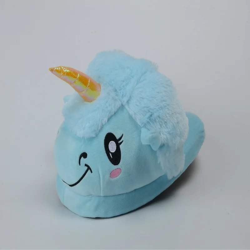 Плюшевые домашние тапочки унисекс Теплые Тапки для взрослых обувь Хэллоуина