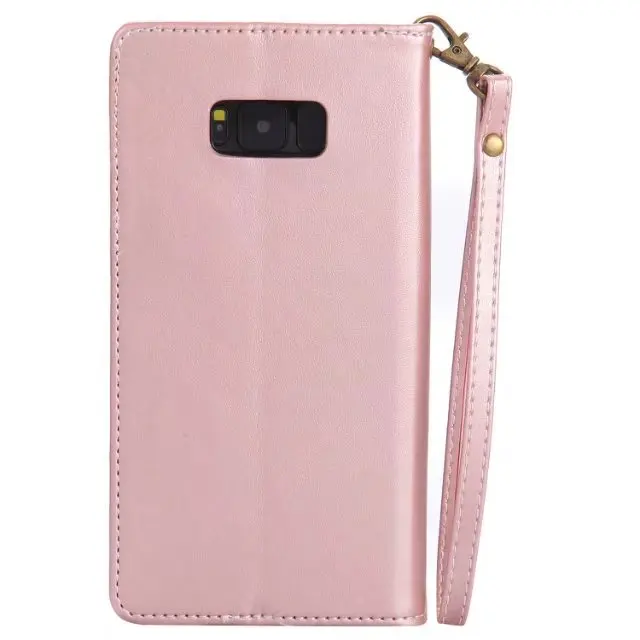 Чехол для samsung Galaxy S3, S4, S5, S6, S7 EDGE Plus, S8 Plus, чехол с откидной крышкой, кожаный мягкий магнитный чехол с подставкой и отделением для карт, kimTHmall