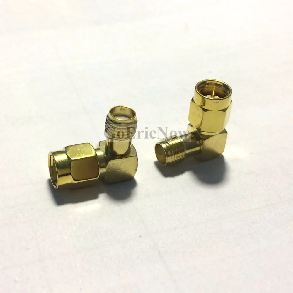 1 шт. RF коаксиальный SMA штекер к гнезду прямоугольный разъем угловой адаптер |