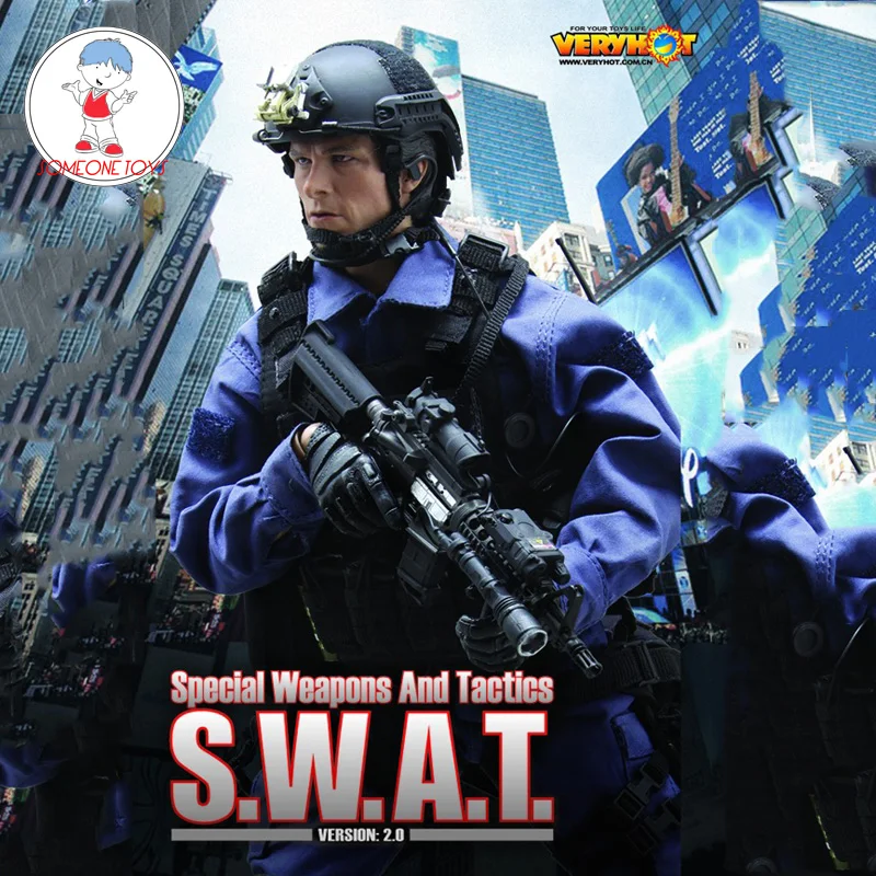 1/6 масштаб VH SWAT 2 0 солдат с оружием Тактический Костюм 12 дюймов фигурка коллекция