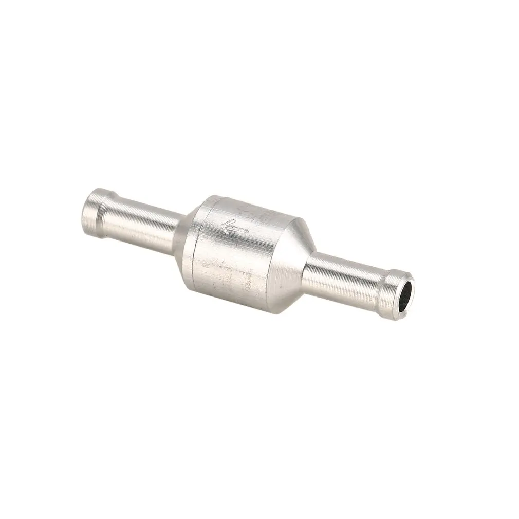 Check Valve Aluminium 6mm Fuel Non- Return Inline Vacuum Hose One Way For Automobile Vehicle Carburettor |