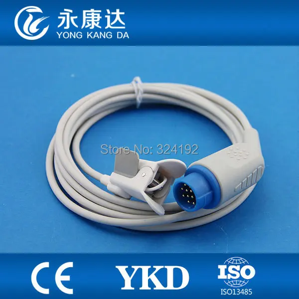 2 шт./упаковка Меннен многоразовый детский зажим для пальца Spo2 сенсор для пациентского монитора 13pin/3м бесплатная доставка!