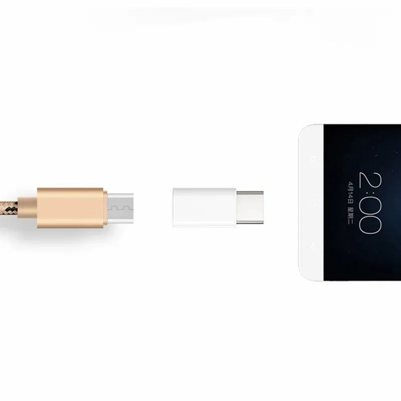 Мини микро USB кабель 2 0 к Type c 3 1 C адаптер быстрое зарядное устройство