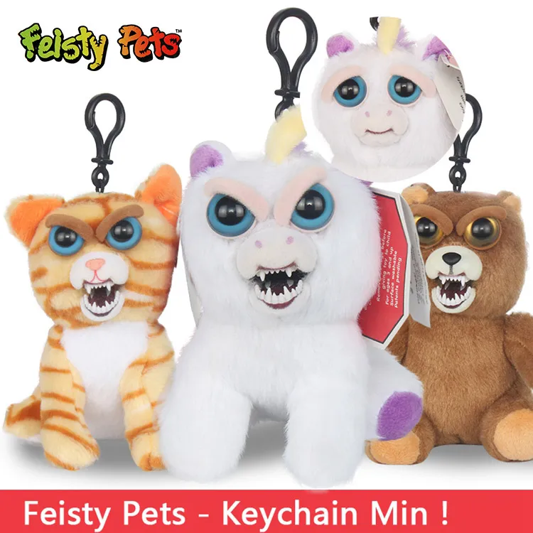 Изменение лица Короткие Плюшевые набивные куклы игрушки Feisty Домашние животные