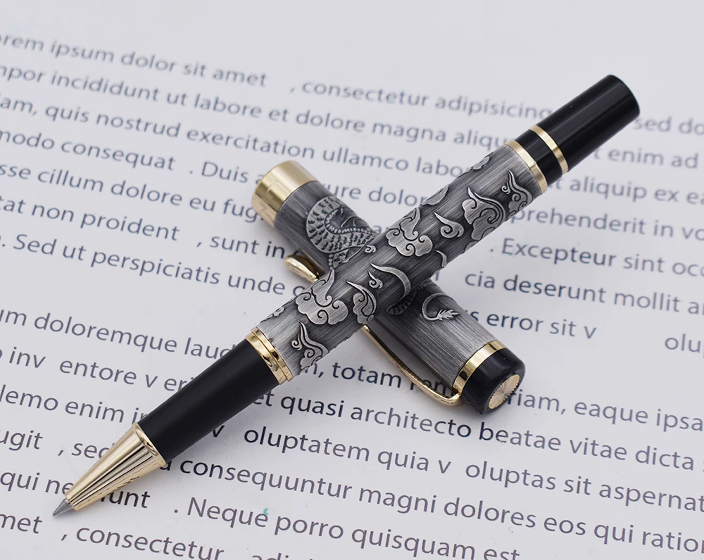 Jinhao 5000 винтажная Роскошная искусственная резьба по текстуре дракона чернильная