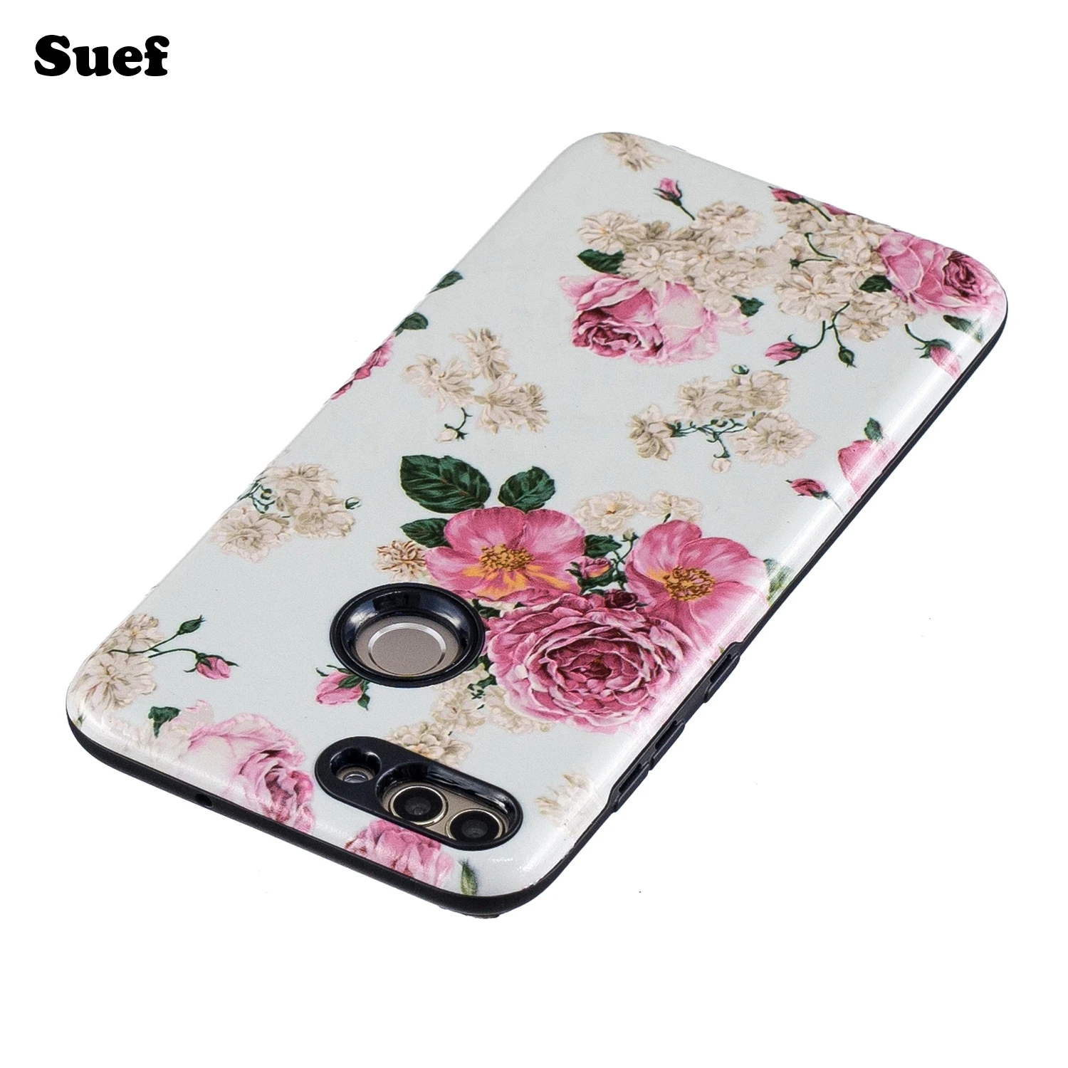 Жесткий + мягкий двойной защитный чехол для Huawei Enjoy 7 S P Smart Mobile Shell FIG-L31 FIG-L21 FIG-L11 |