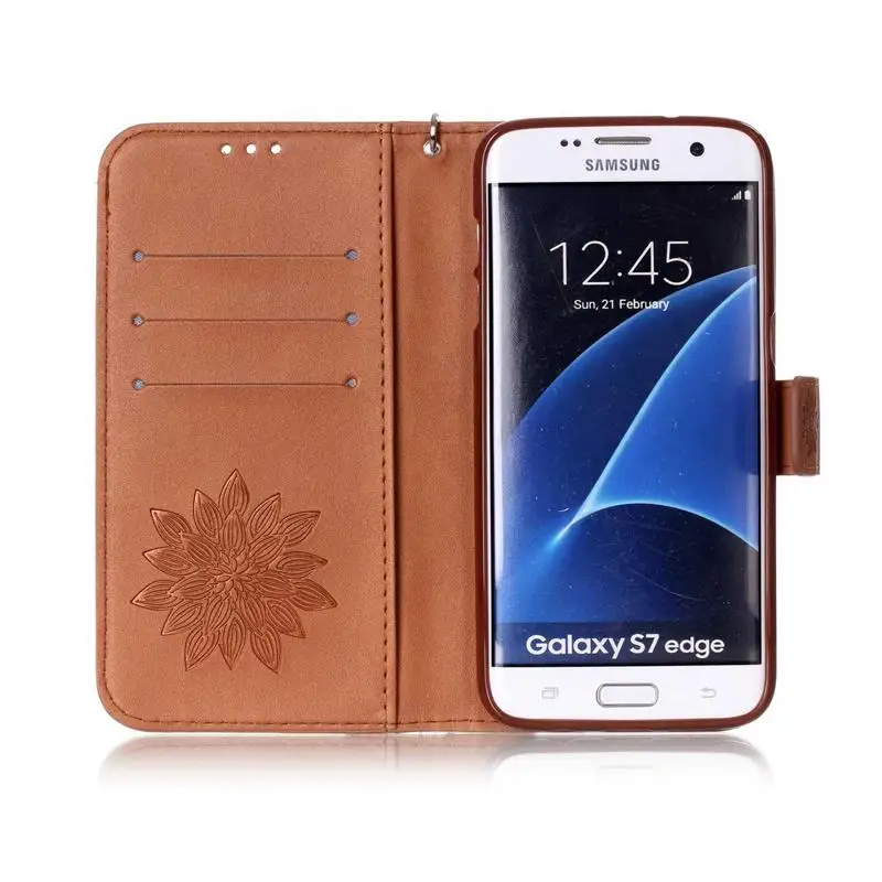 Чехол XSKEMP для Samsung Galaxy S7 edge чехол бумажник из искусственной кожи с откидной