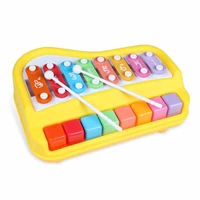 2 in 1 piano xylophone educational musical instruments toys with music cards for baby kids yh 17