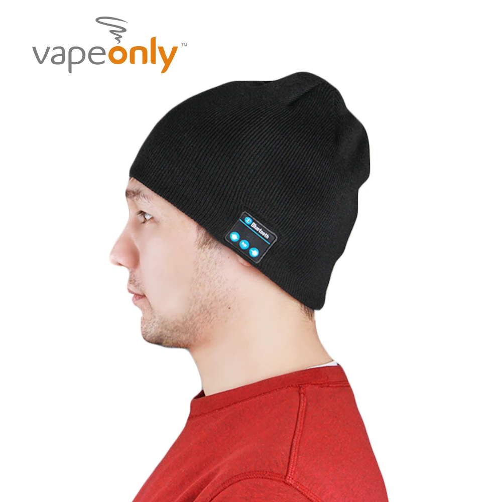 Vapeonly Knitted Hat Headphone Outdoor Sports Wireless Bluetooth Earphone with Mic handsfree Headband Headset Cap for Smartphone